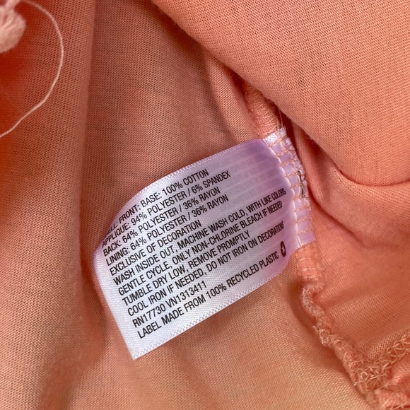 Xhilaration NWOT Peach Sleeveless Eyelet Blouse - Size Small - Picture 5 of 14